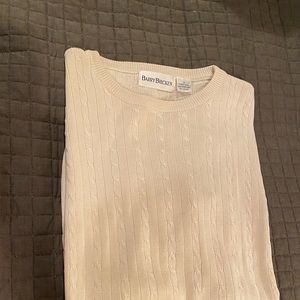 Barry Bricken cream silk sweater